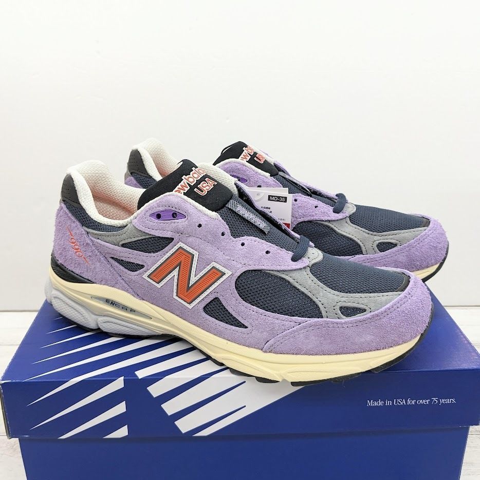 未使用品 NEW BALANCE ニューバランス M990TD3 V3 RAW AMETHYST/NB