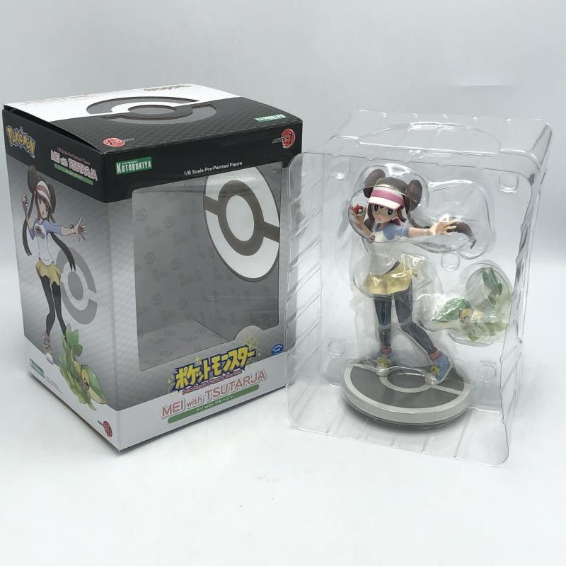 メイ　ツタージャ　コトブキヤ　フィギュア　開封品 ポケモン BW2」、主人公メイとツタージャフィギュア再販