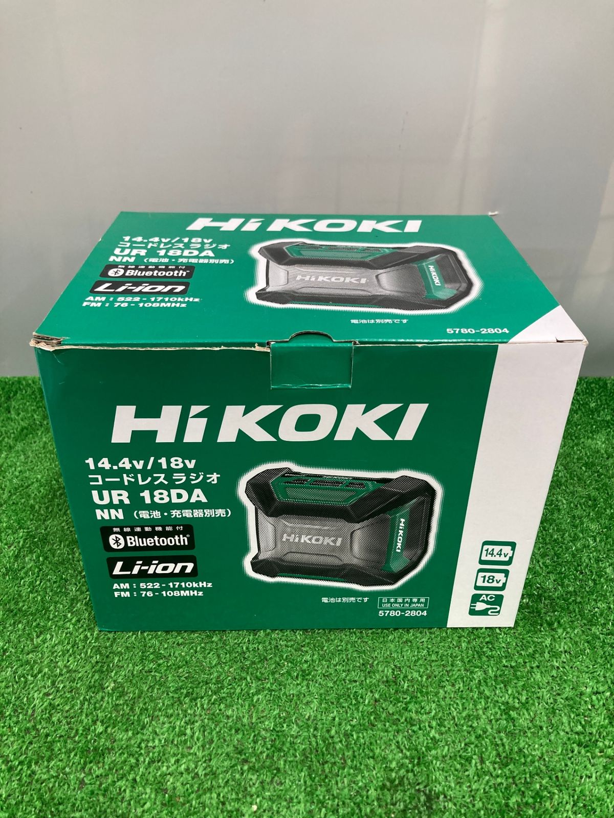 【中古品】【0922】HiKOKI（ハイコーキ） コードレスラジオ Bluetooth対応(バッテリ、充電器別売) UR18DA(NN)　 IT8WYJ9F82T7