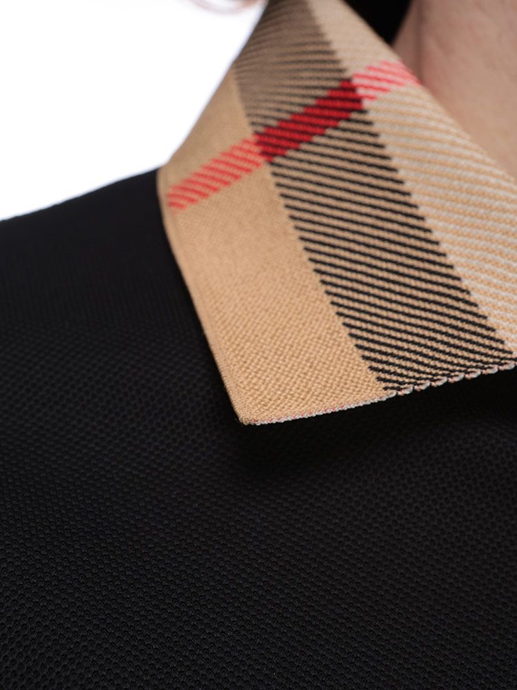 BURBERRY LONDONバーバリーチェック ロゴ 黒 ブラック 本物バーバリー