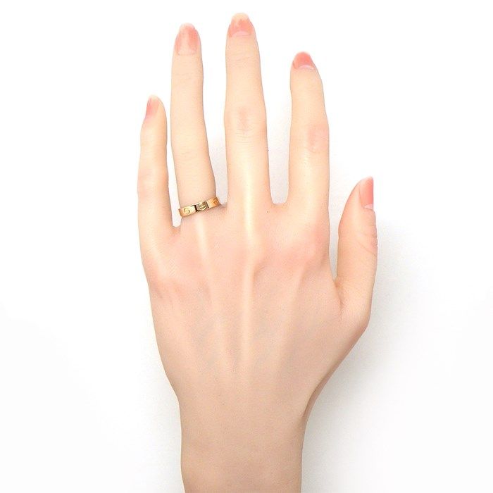 カルティエ Cartier リング ラブ スモールモデル B4085200 K18PG 9号  