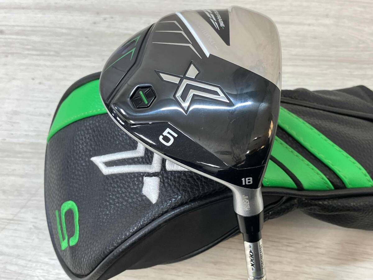 ヘッドカバー付き DUNLOP XXIO X eks 2025 FW5 フェアウェイウッド 18° Miyazaki AX-Ⅱ フレックスS