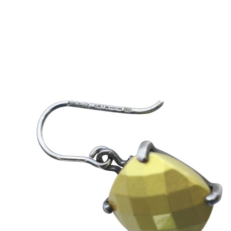 ボッテガヴェネタ BOTTEGA VENETA フックピアス カラーストーン 925SV  