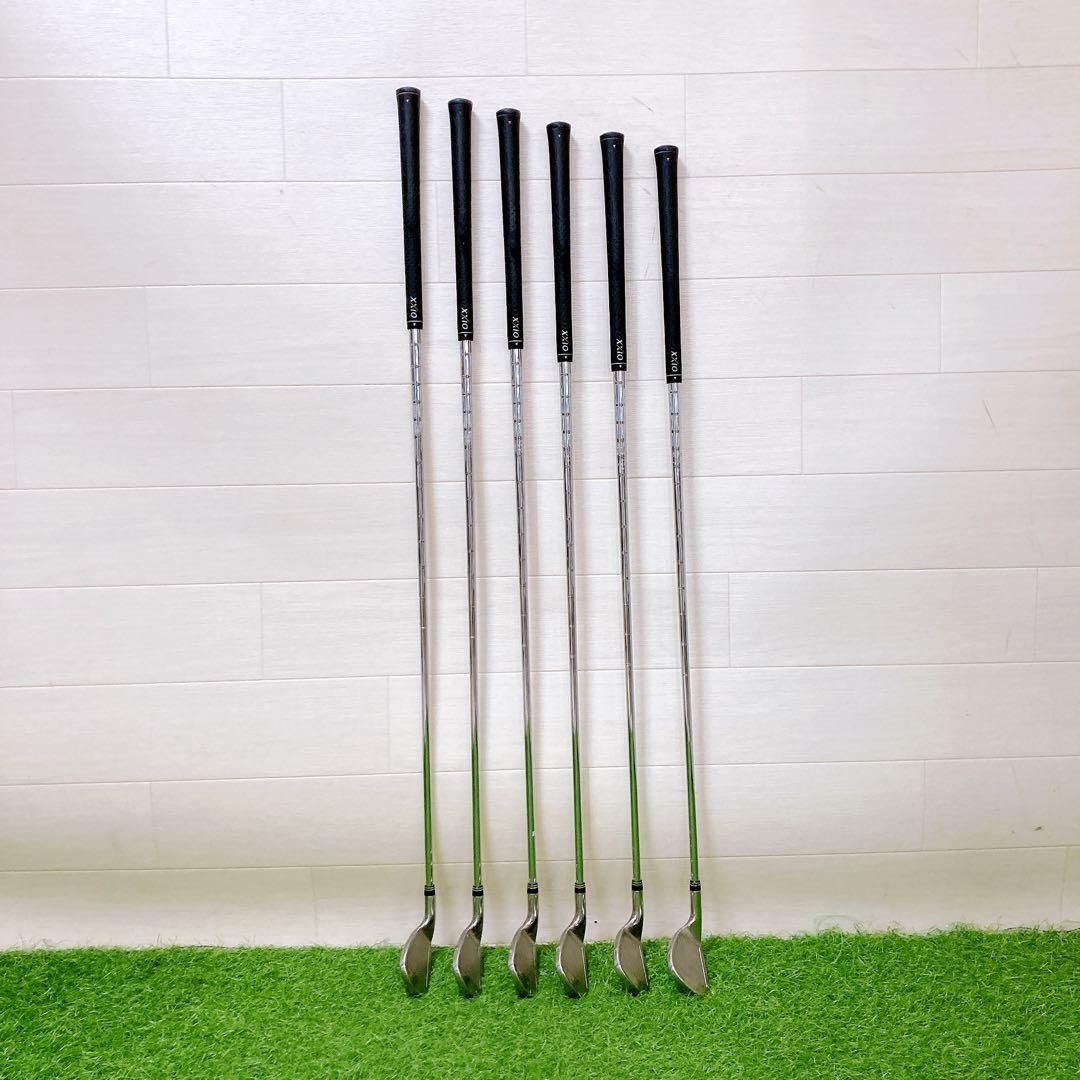 1.ゼクシオ 9代目 ゴルフクラブ メンズアイアンセット FLEX R スチール