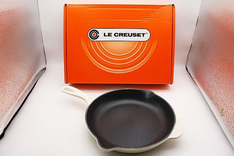 未使用＊ ル・クルーゼ23cm スキレット オレンジ スキレット オレンジ