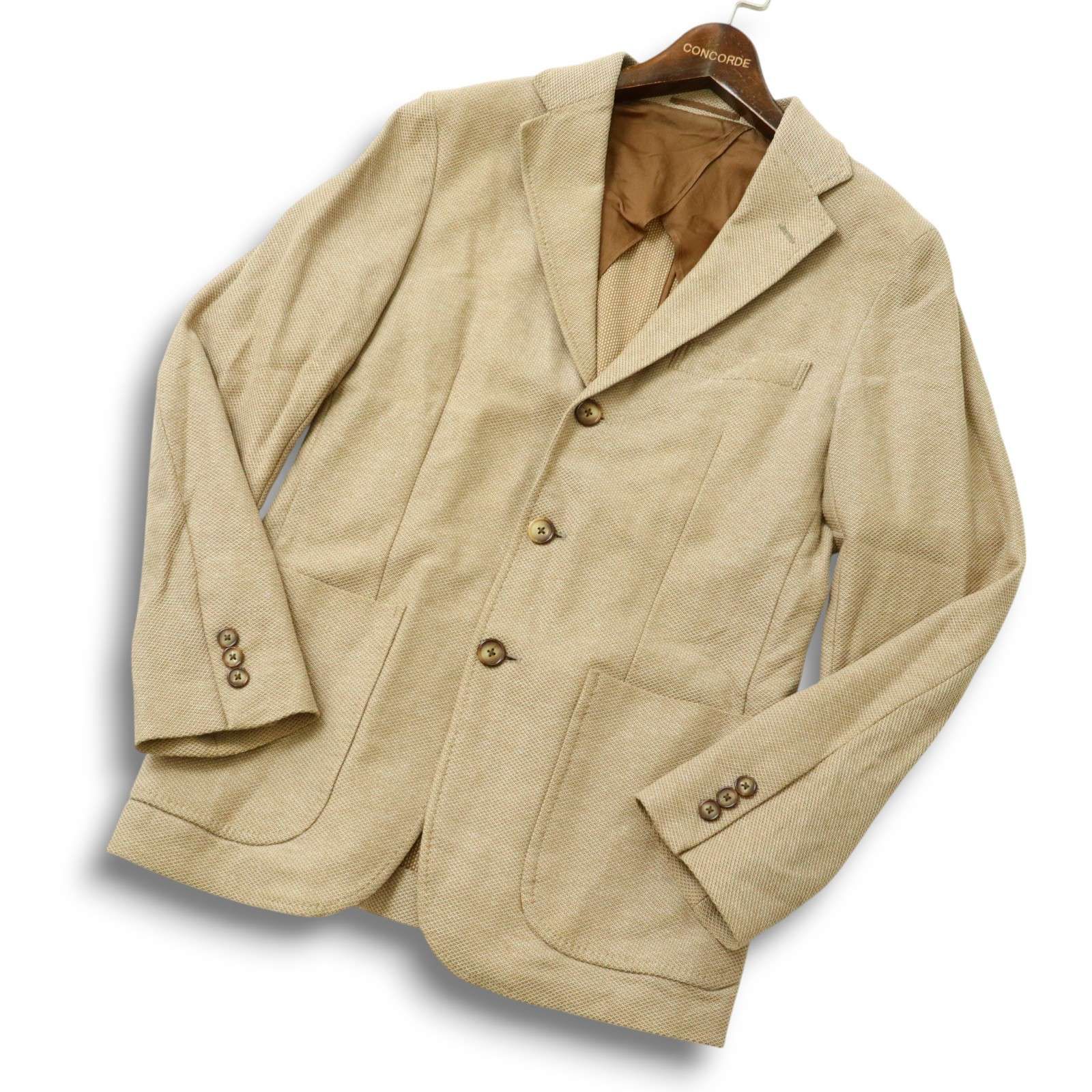 SHIPS シップス 春夏☆ アンコン テーラード ジャケット ブレザー Sz