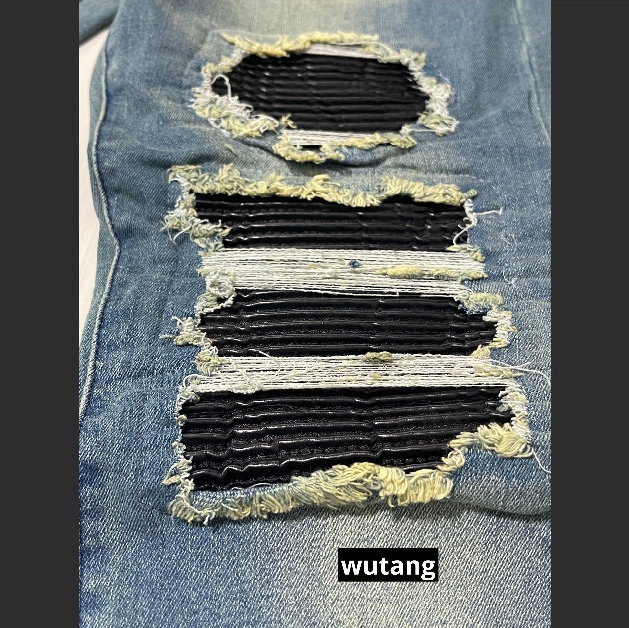US UK drip outfit ダメージジーンズ クラッシュデニム y2k y3k