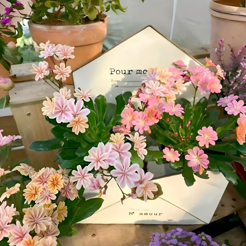 植木鉢金属封筒型屋外ガーデンバルコニー装飾排水穴スプレーペイント仕上げアンティークスタイル