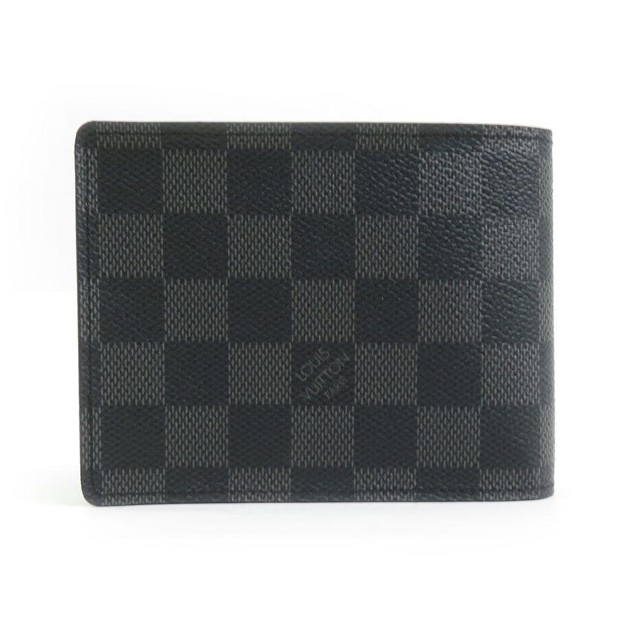ルイ ヴィトン LOUIS VUITTON 二つ折り財布 ダミエ グラフィット