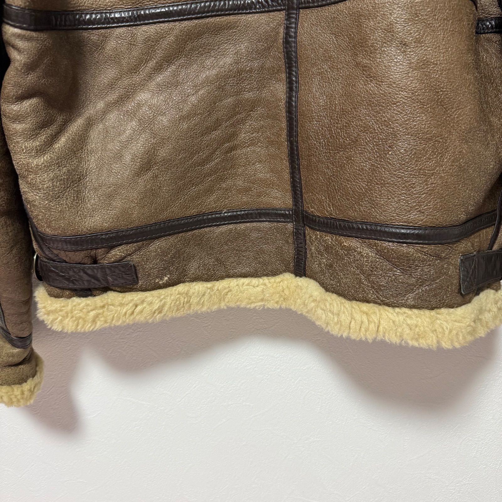 ミリタリークロージング エアフォースジャケット ムートジャケット B-3 羊革 KANDAIZUMI_COM