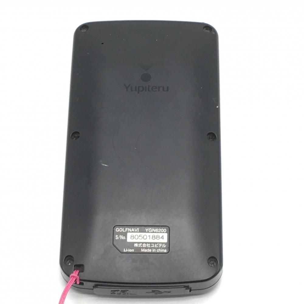 ユピテル GPSゴルフナビ 黒 YGN6200 通電確認済 ゴルフ YUPITERU