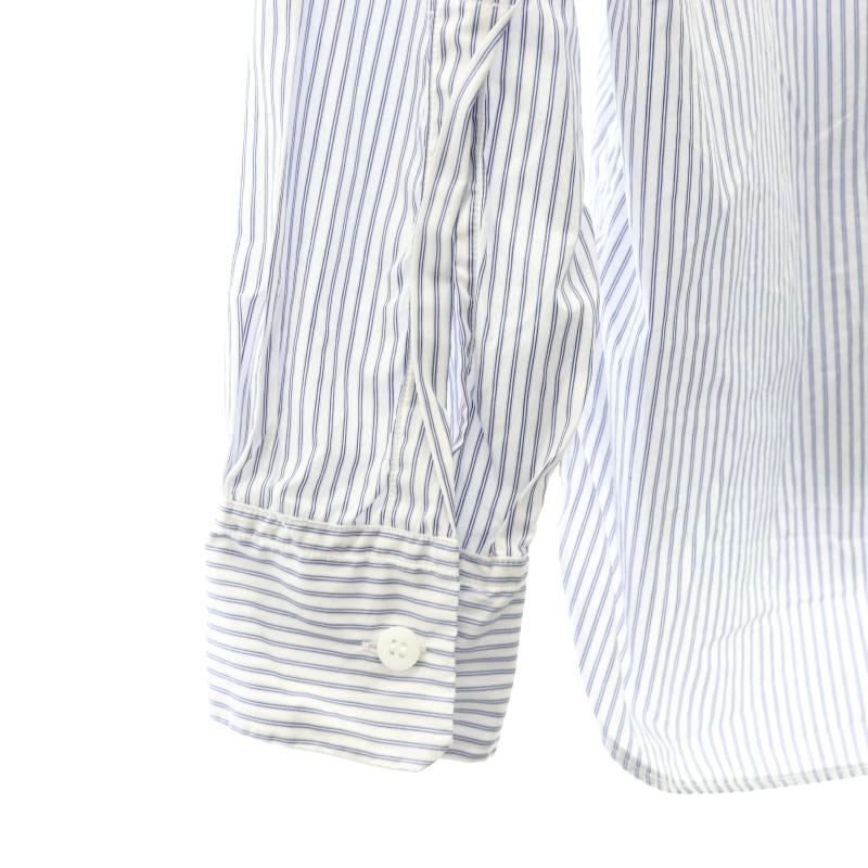 Bergfabel / 長袖シャツ/46/コットン/CRM/ストライプ バーグファベル Bergfabel 近年モデル FARMER SHIRT シャツ 長袖