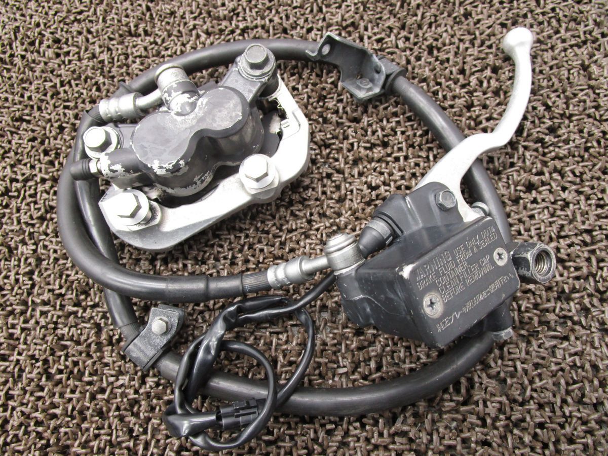 セロー250 フロントキャリパー マスター ブレーキレバー △A5641 DG17J ヤマハ G370E SEROW 動画有 FI インジェクション