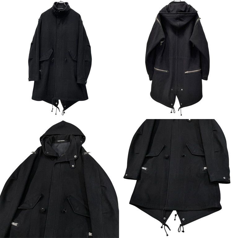 【秋冬】チュニジア製 A.P.C アーペーセー ボアライナー付き モッズコート 秋冬】チュニジア製 A.P.C アーペーセー ボアライナー付き モッズ