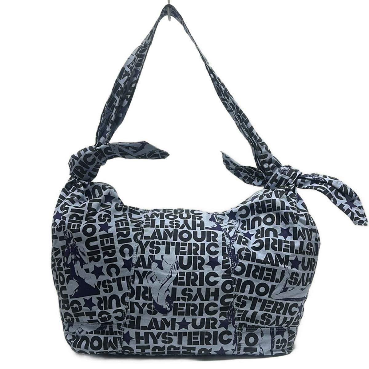 HYSTERIC GLAMOUR ブラック ショルダーバッグ レア品】【美品】ヒステリックグラマー ショルダーバッグ