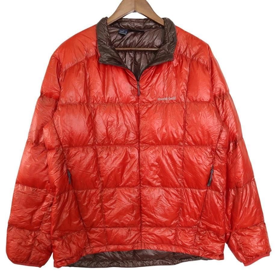 y2k mont-bell モンベル U.L.ダウンジップジャケット L メンズ ダウン フェザー 登山トレッキング ハイキング アウトドア 通勤通学