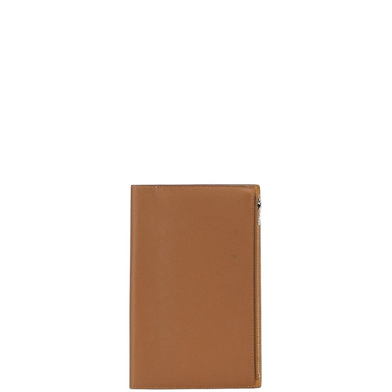 エルメス EAジップ PM ノートパッド 手帳カバー エトゥープ スイフト レディース HERMES 1-0229744