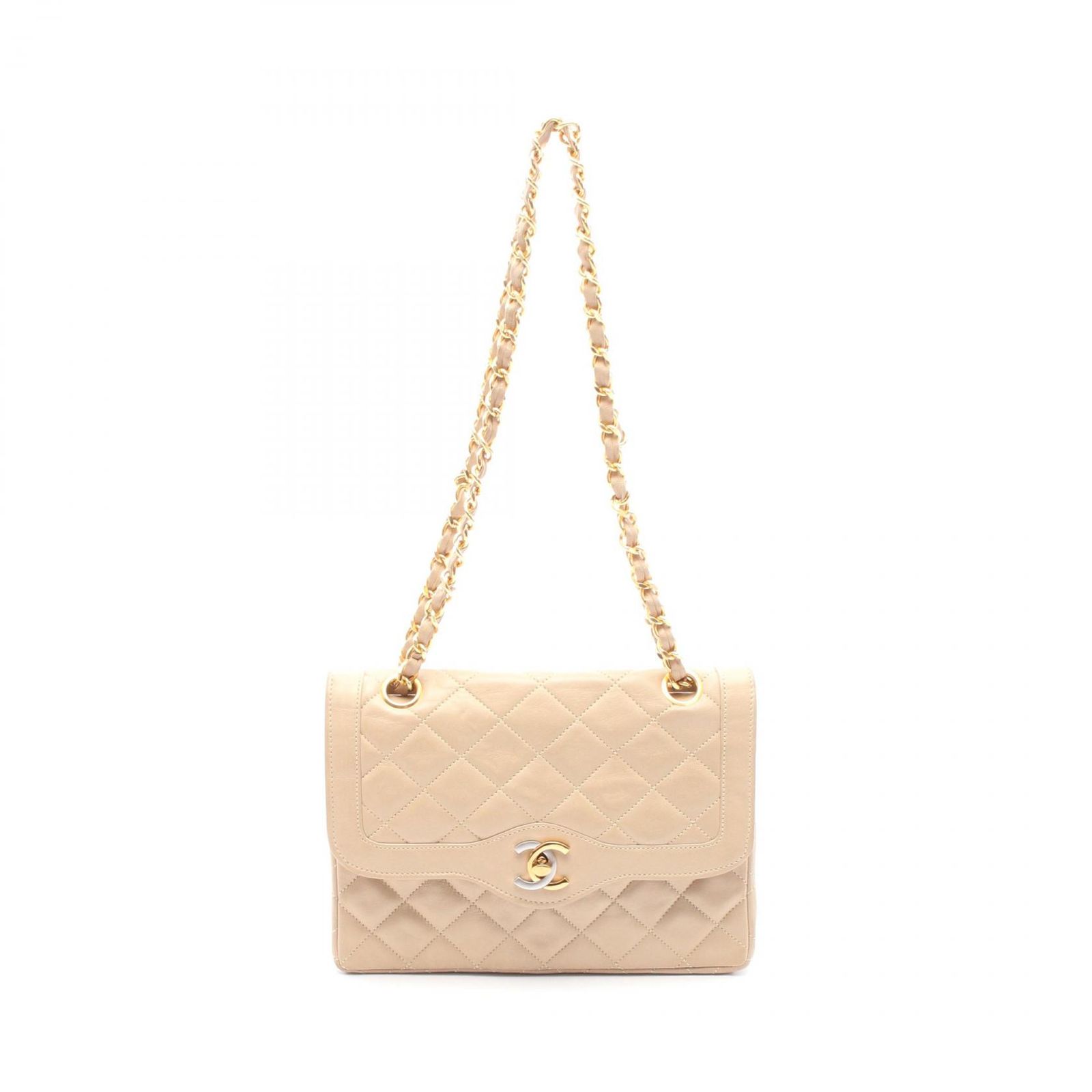 シャネル CHANEL ショルダーバッグ マトラッセ パリ限定 Wフラップ 
