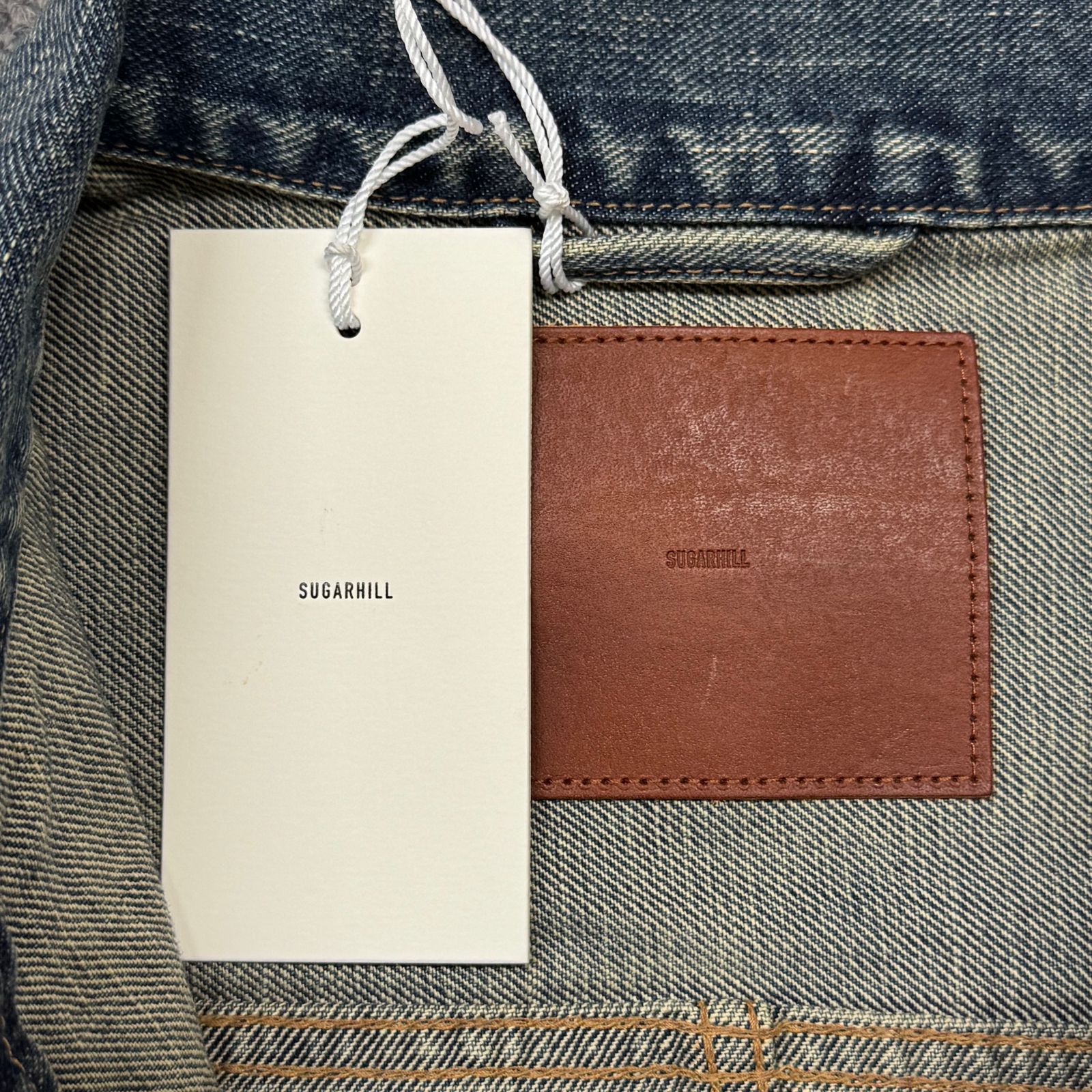 参考上代82500円 未使用品 SUGARHILL 24AW MOLDED DENIM JACKET モール 