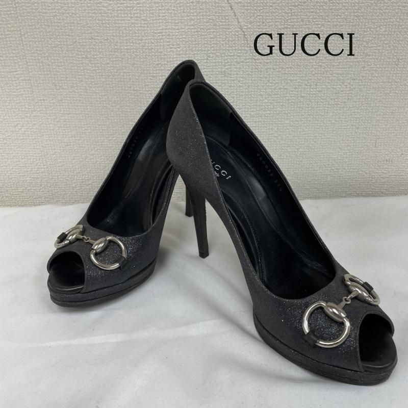 GUCCI グッチ パンプス パンプス ホースビット グリッター