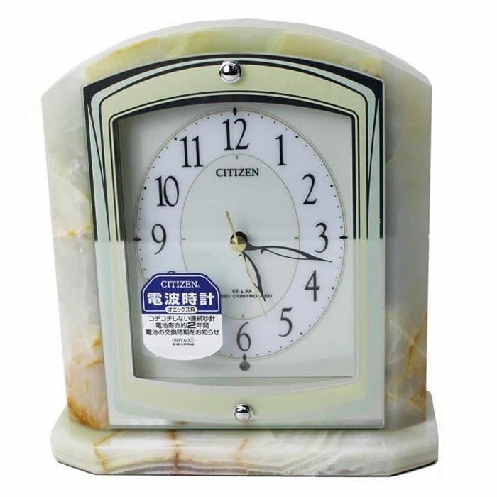 新品 リズム(RHYTHM) シチズン 置き時計 電波 アナログ パルラフィーネ