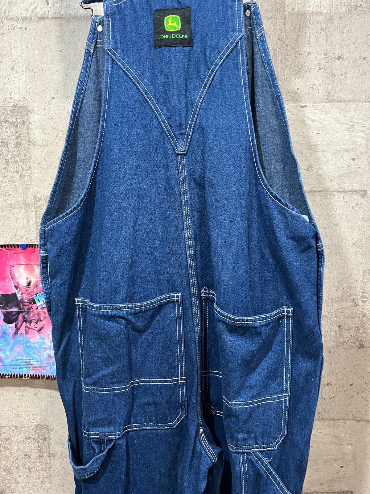 JOHN DEERE デニム オーバーオール W36 ジョンディア - メルカリ