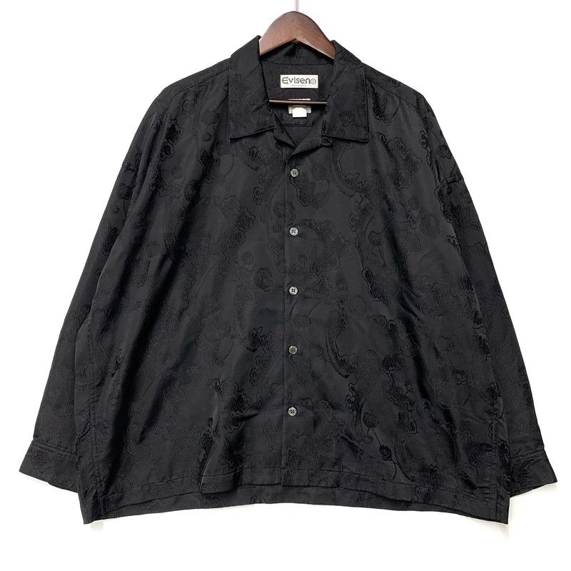 品 DELUXE デラックス × EVISEN エビセン D1290 LS ロングスリーブ EMBROIDERY エンブロイダリー OPEN COLLAR SHIRT オープン カラー シャツ トップス 長袖 142-251006-ya-05-izu