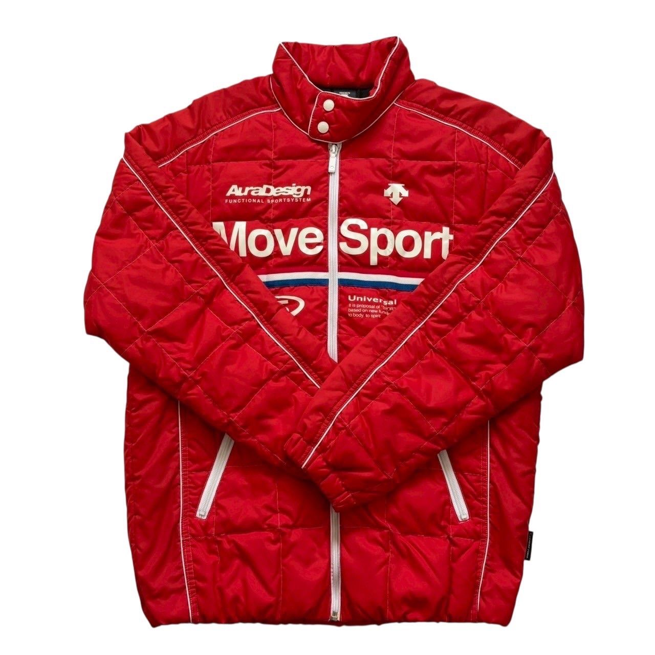 DESCENTE デサント アパレル アウター ジャケット レッド ポリエステル 