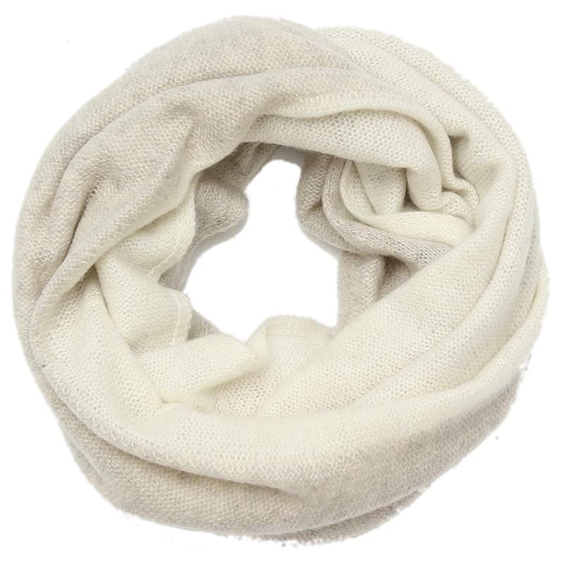 新品/未使用】群言堂 縮絨 ウール 格子 ストール 白