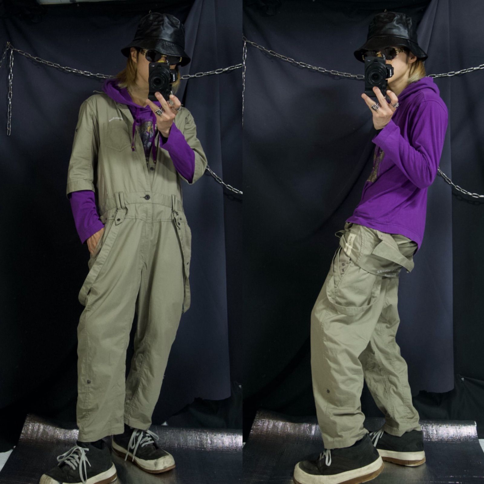 PPFM Bondage Parachute Gimmick Design S/S All In One