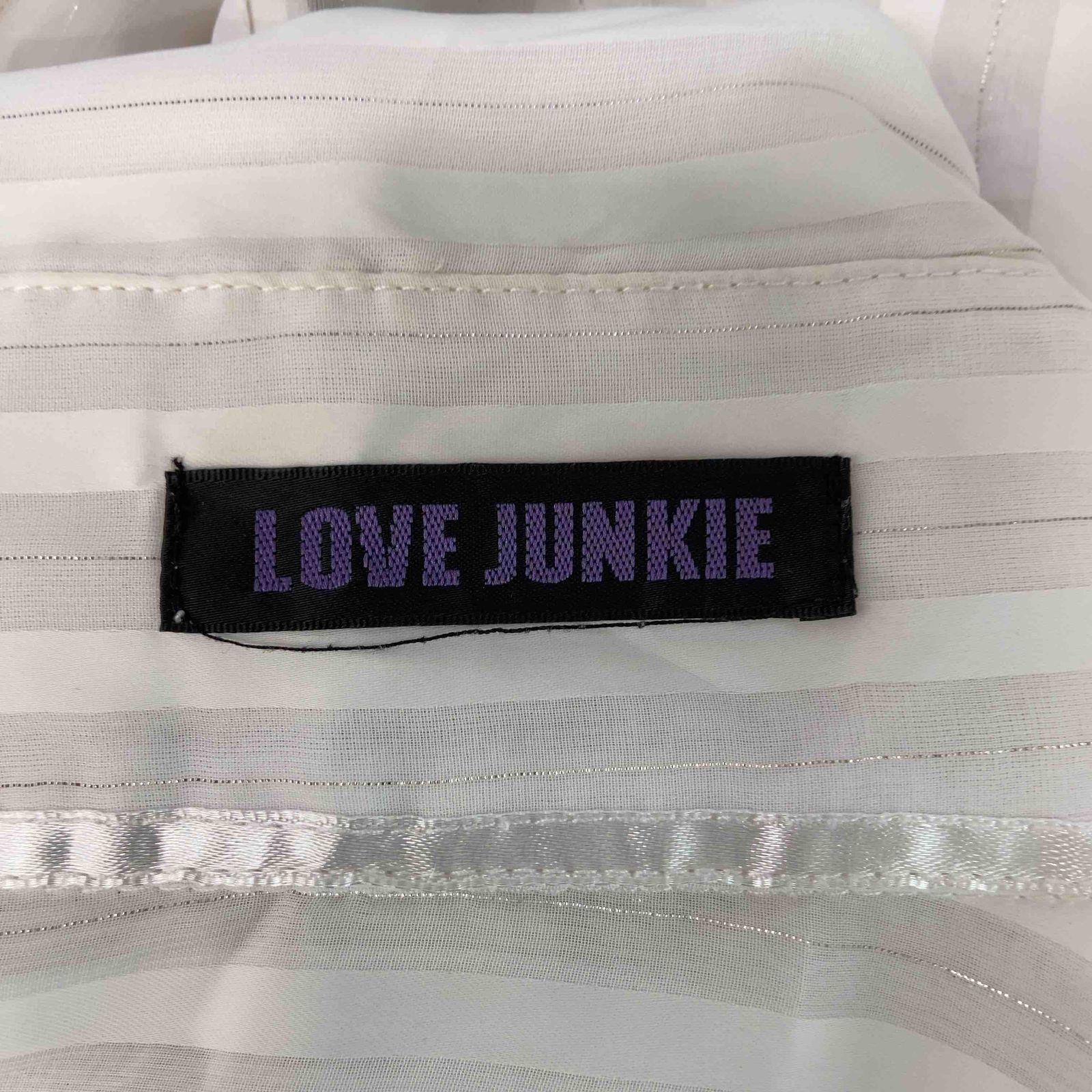 LOVE JUNKIE 長袖Tシャツ グレー グレー杢