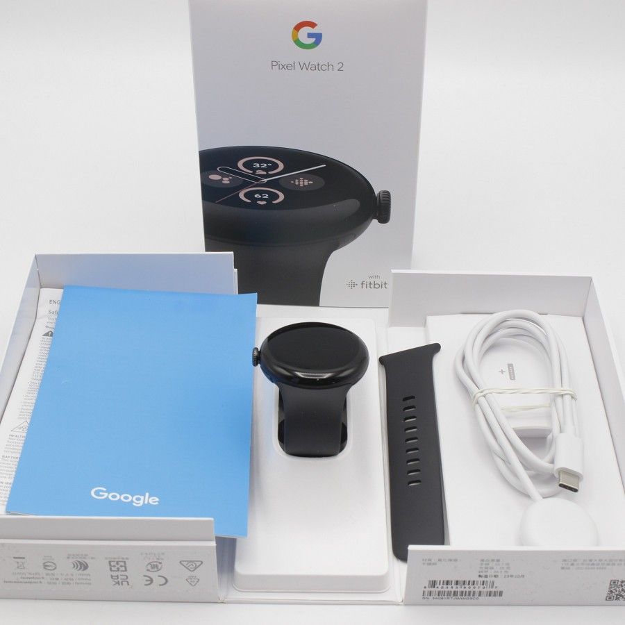 美品】Google Pixel Watch 2 ふさわしい Obsidian WiFi 