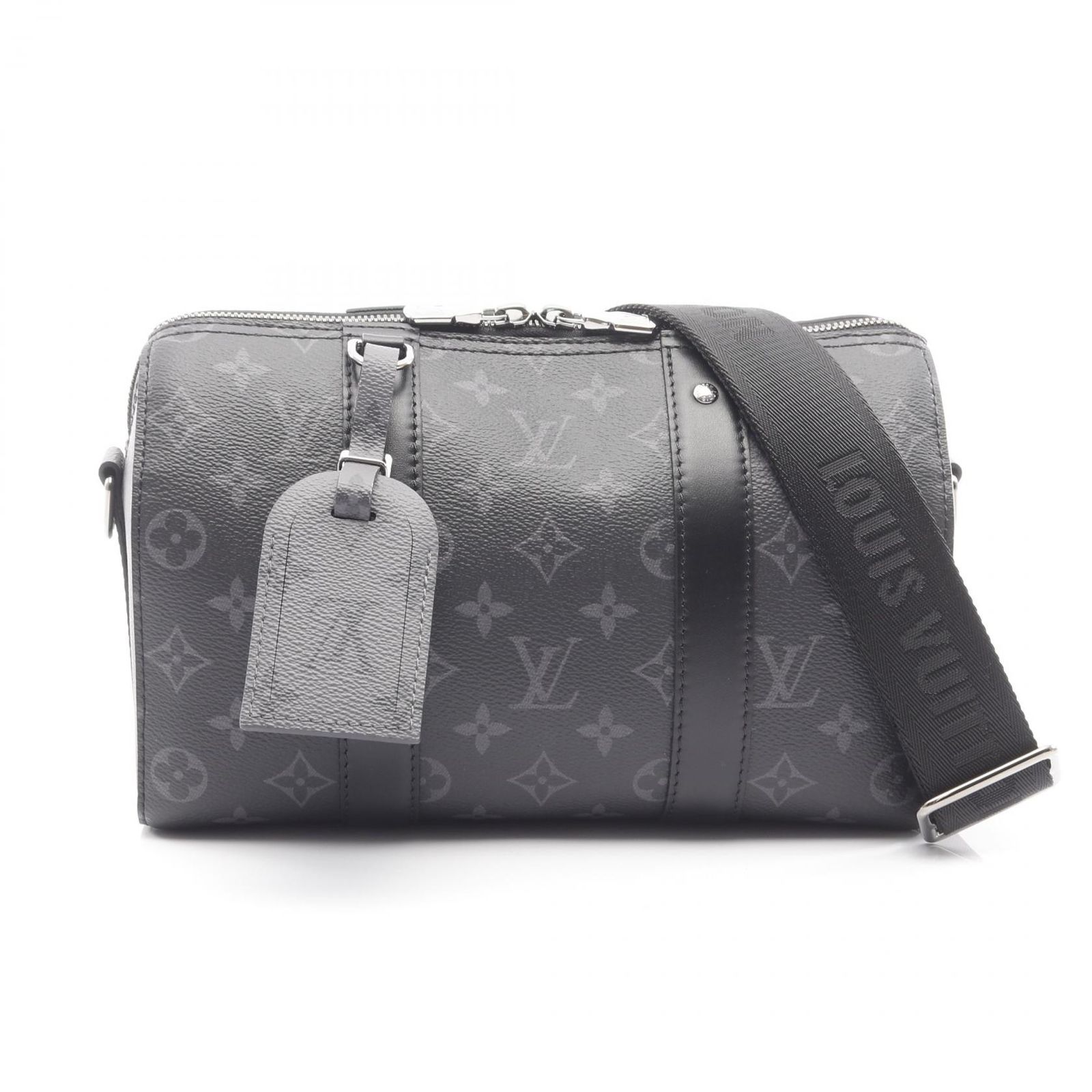 ルイ ヴィトン LOUIS VUITTON ショルダーバッグ シティ キーポル M45936 PVCコーティングキャンバス レザー シティ キーポル メンズ ♥