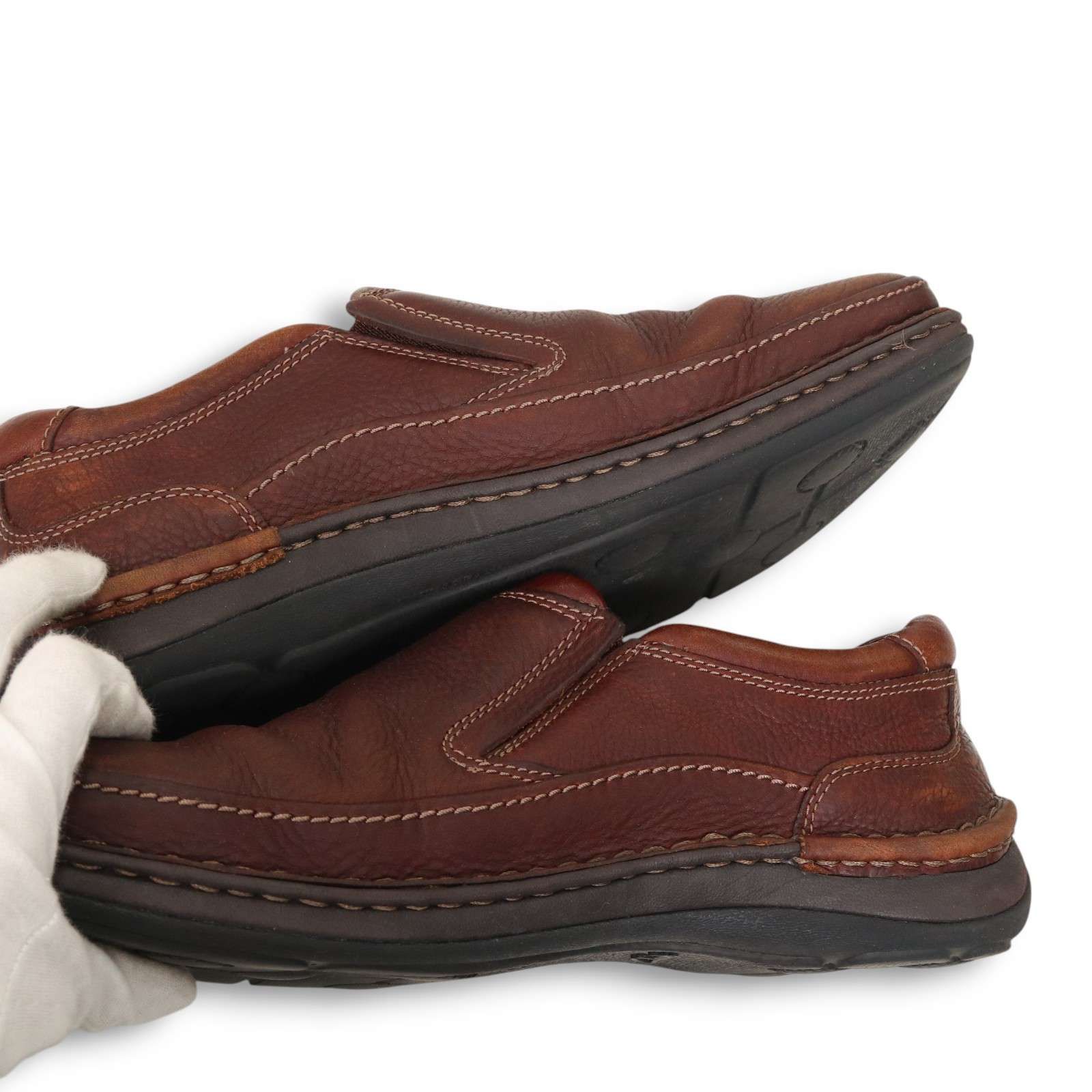 Clarks クラークス スリッポン レザーシューズ Size UK 7 #47614