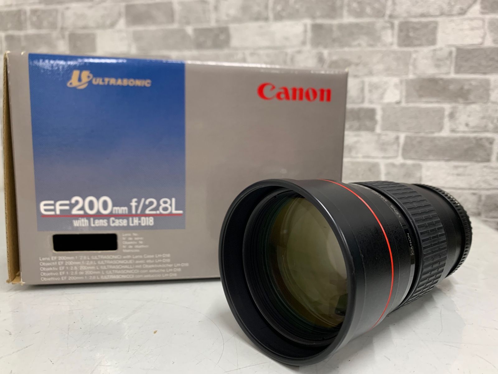 Canon キヤノン ULTRA SONIC EF200 F2.8L USM カメラレンズ