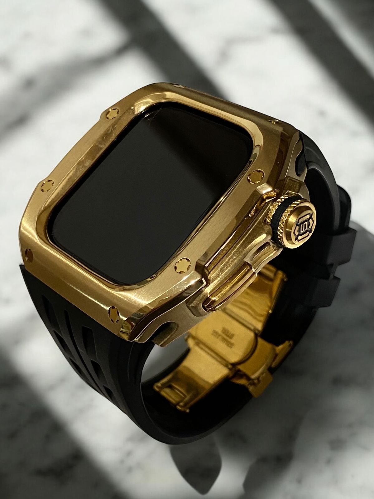 タイトル アップルウォッチカバーケースApple Watchラバーバンドベルト メタル 30