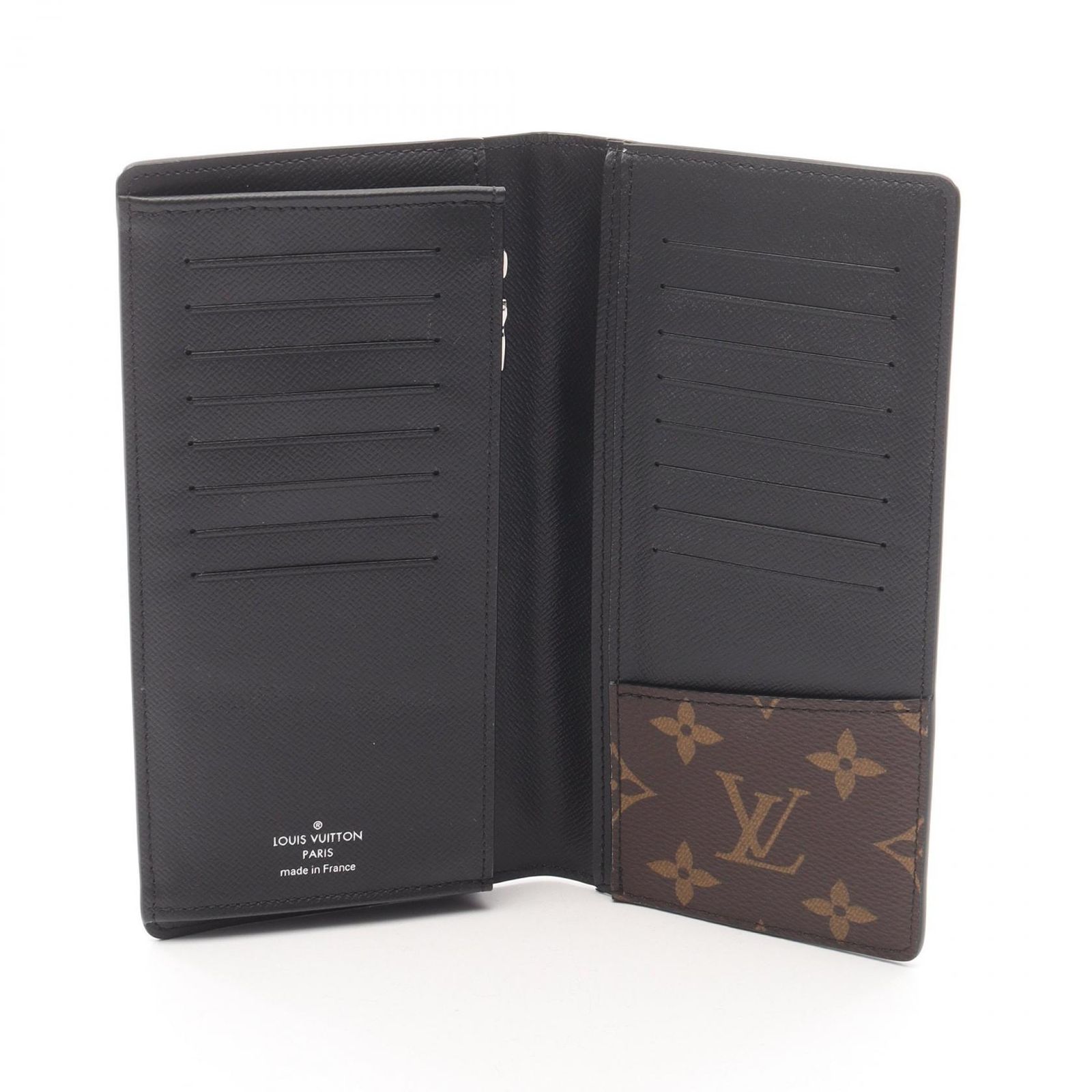 ルイ・ヴィトン LOUIS VUITTON 二つ折り長財布 ポルトフォイユ ブラザ  