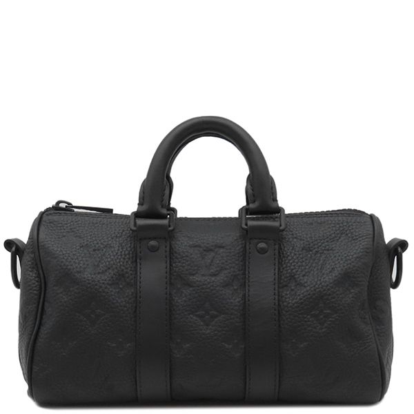 ルイヴィトン LOUIS VUITTON 2WAYバッグ キーポル バンドリエール 25 トリヨンレザー ノワール ブラック金具 ショルダー ボストン M20900