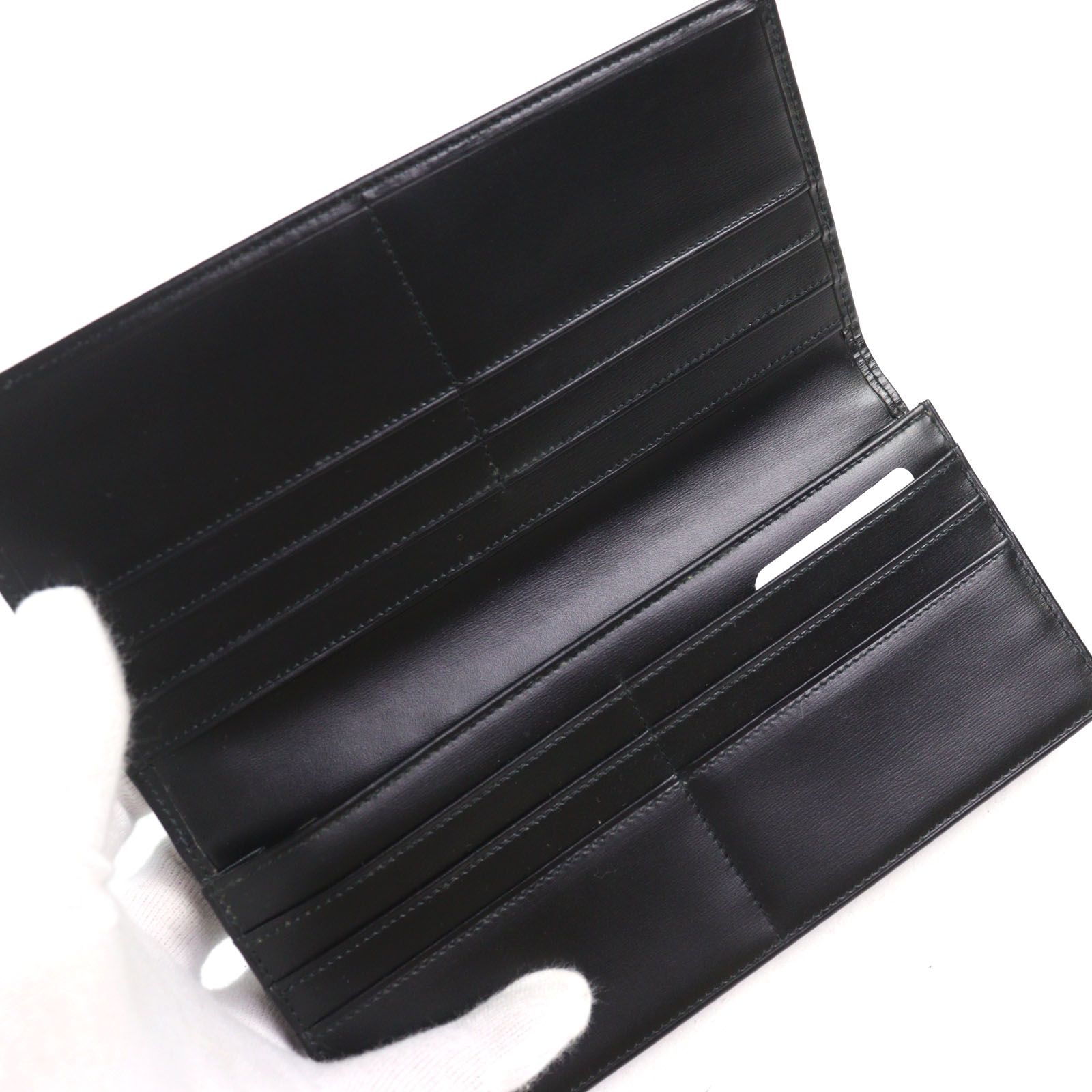 【未使用★箱付】Cartier 二つ折り財布 パシャ ブラック レザー 札入れ 未使用に近い✨Cartier カルティエ パシャ 2つ折り札入れ ブ