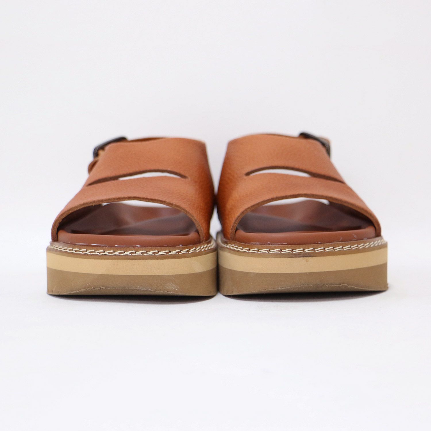 美品！SOFIE D'HOORE 牛革フラットサンダル38 美品！SOFIE D'HOORE 牛革フラットサンダル38 - メルカリ