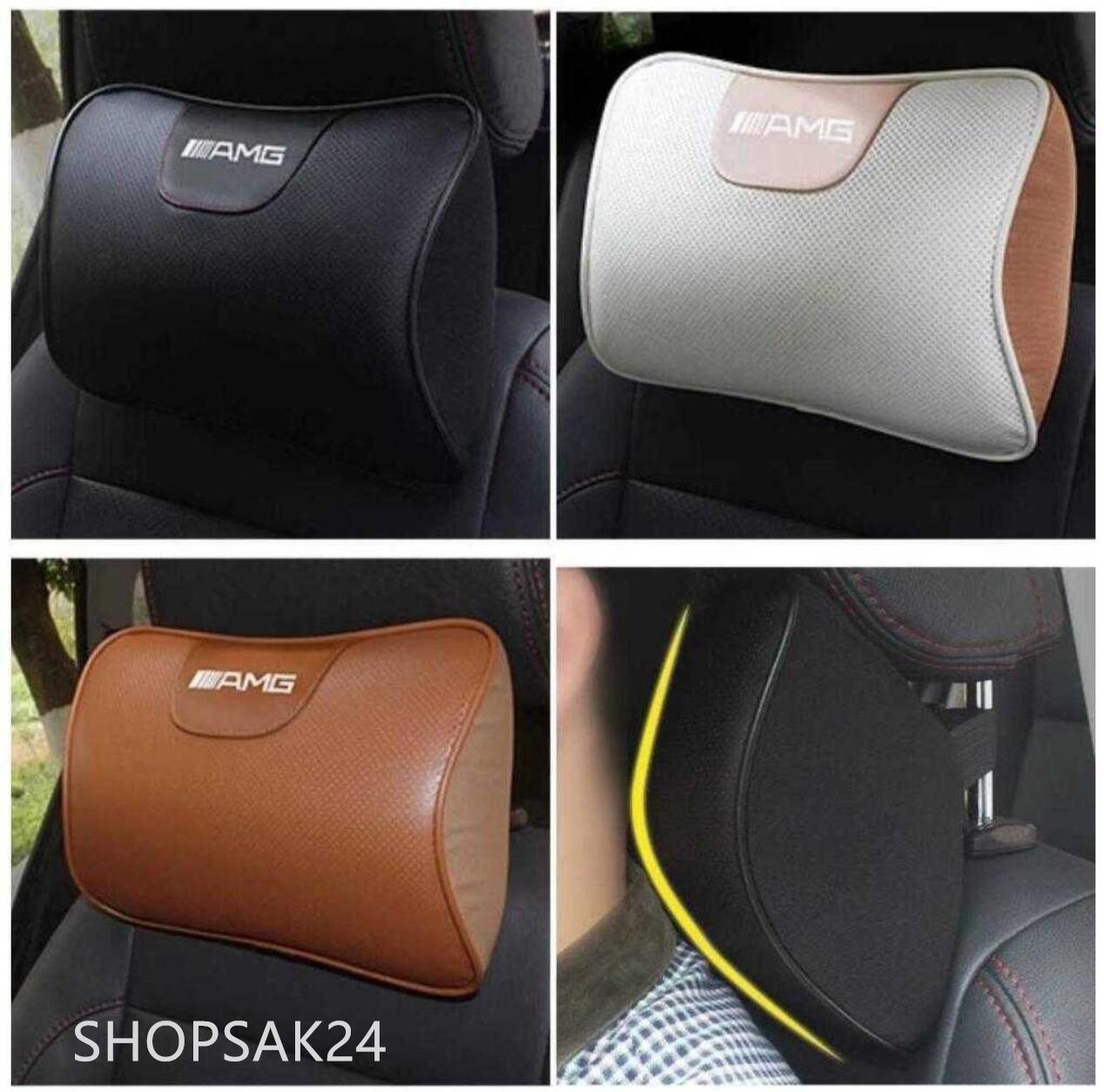 新作 メルセデス・ベンツ 刺繍ロゴ入り 車用記憶 低反発 ネックパッド 