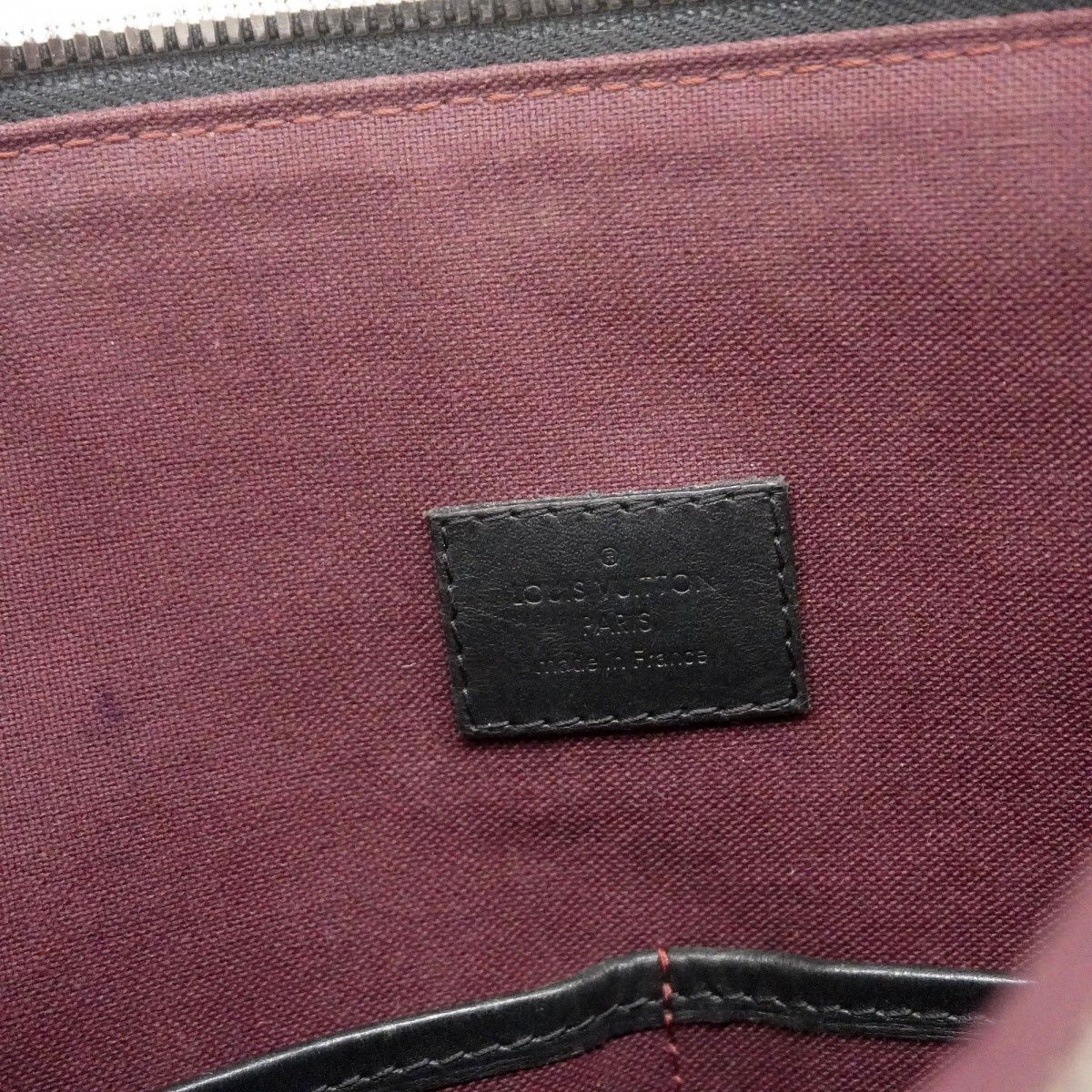 【美品】ルイヴィトン　マカサー　ビジネスバッグ　トート　ショルダー　レザー　黒 5ge5746-h】ルイヴィトン ショルダーバッグ モノグラム