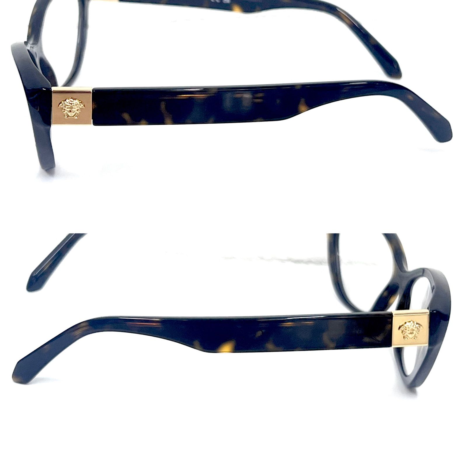 美品】GIANNI VERSACE ベルサーチ メガネ 伊達メガネ メデューサ