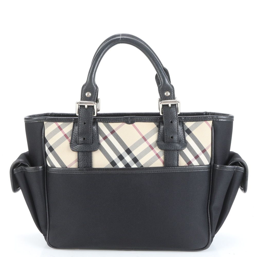✨美品✨バーバリー ハンドバッグ ノバチェック レザー トートバッグ BURBERRY バーバリー ノバチェック ハンドバッグ トートバッグ