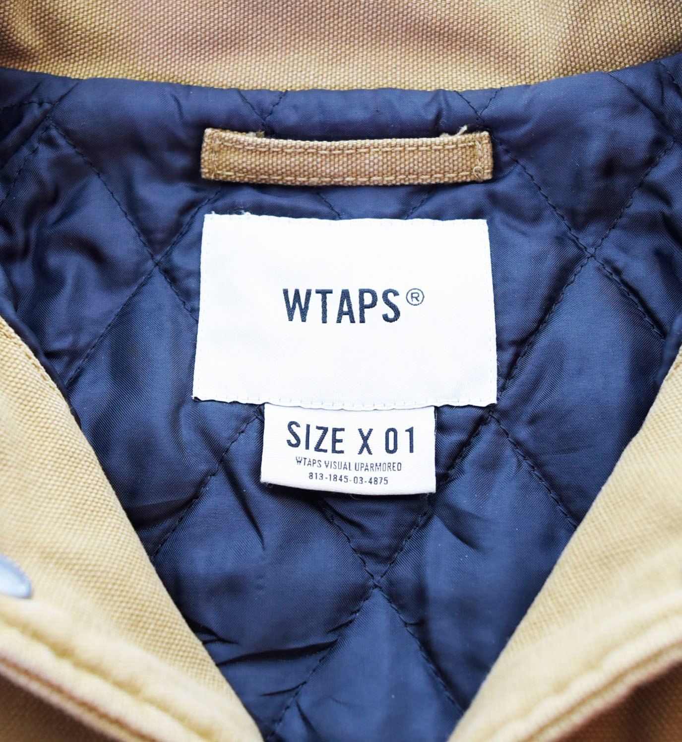 ダブルタップス WTAPS 18AW A-GENTS JACKET コーチジャケット 茶 