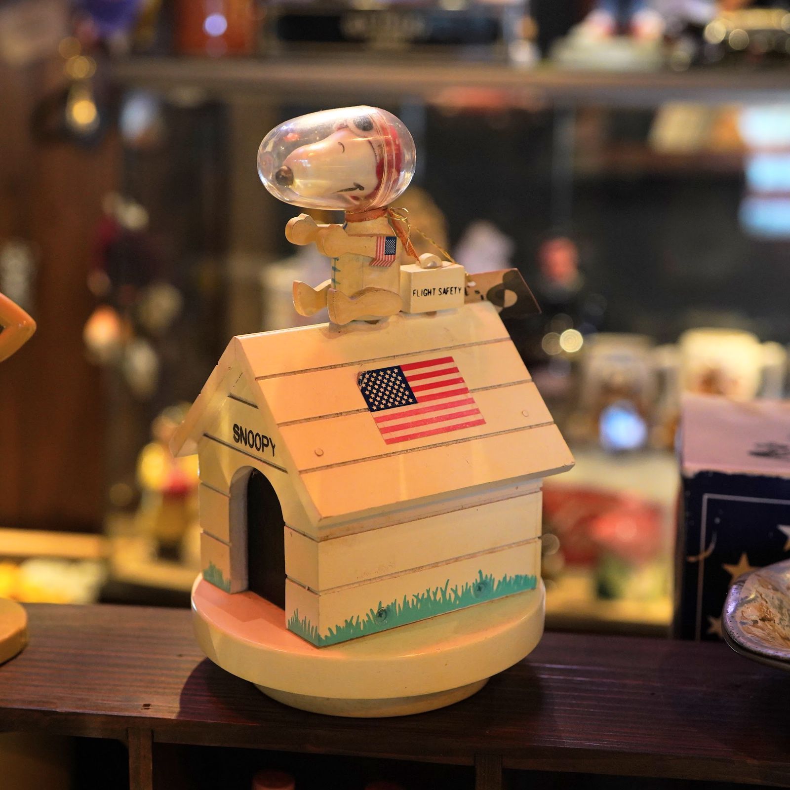 1969 Astronaut Snoopy Music Box オルゴール スヌーピー アストロ