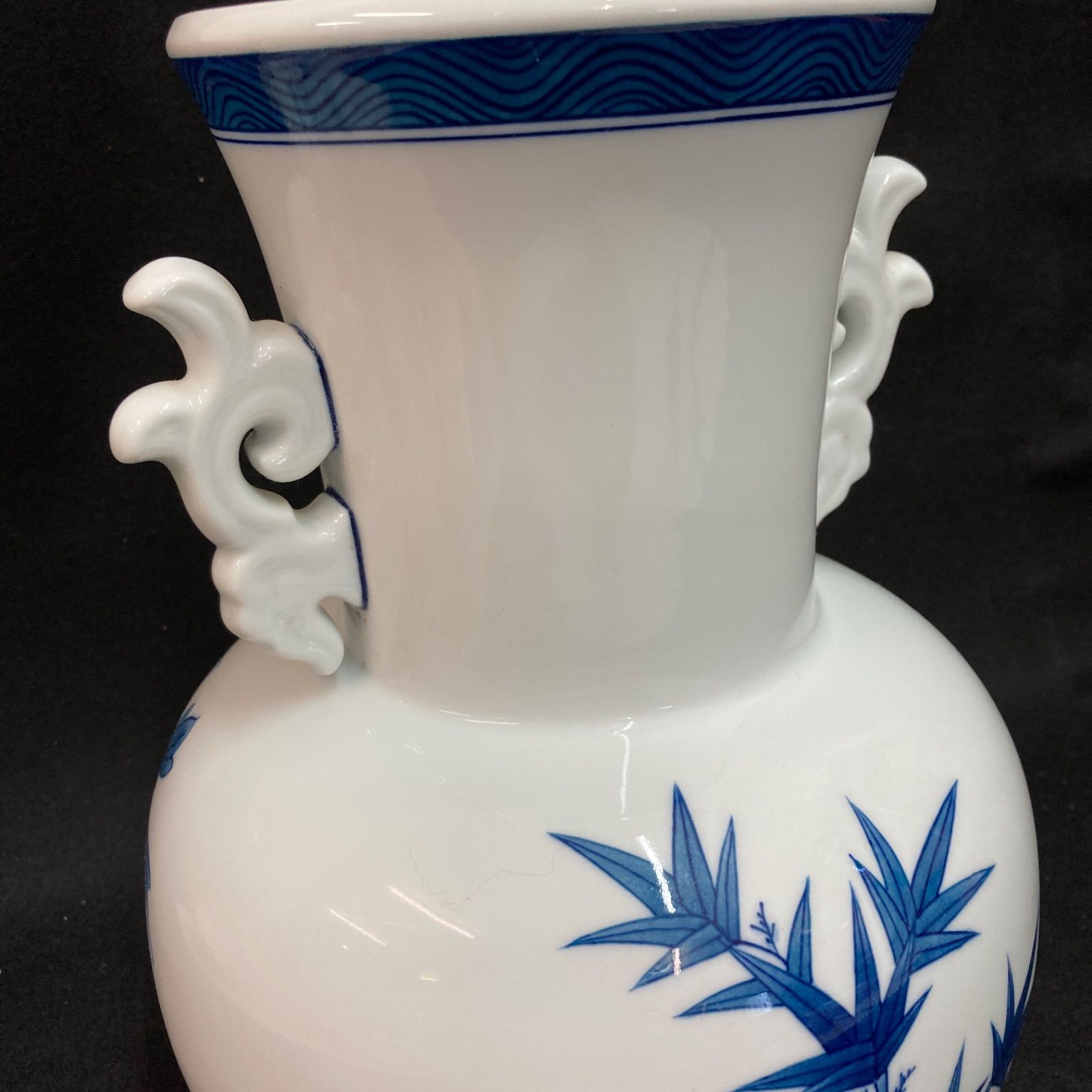 南山焼　二重生　花器　華道　古美術　工芸品　骨董品 珍品堂】1円から F063 有田焼 古伊万里風 赤絵 壺 花瓶 沈香壺