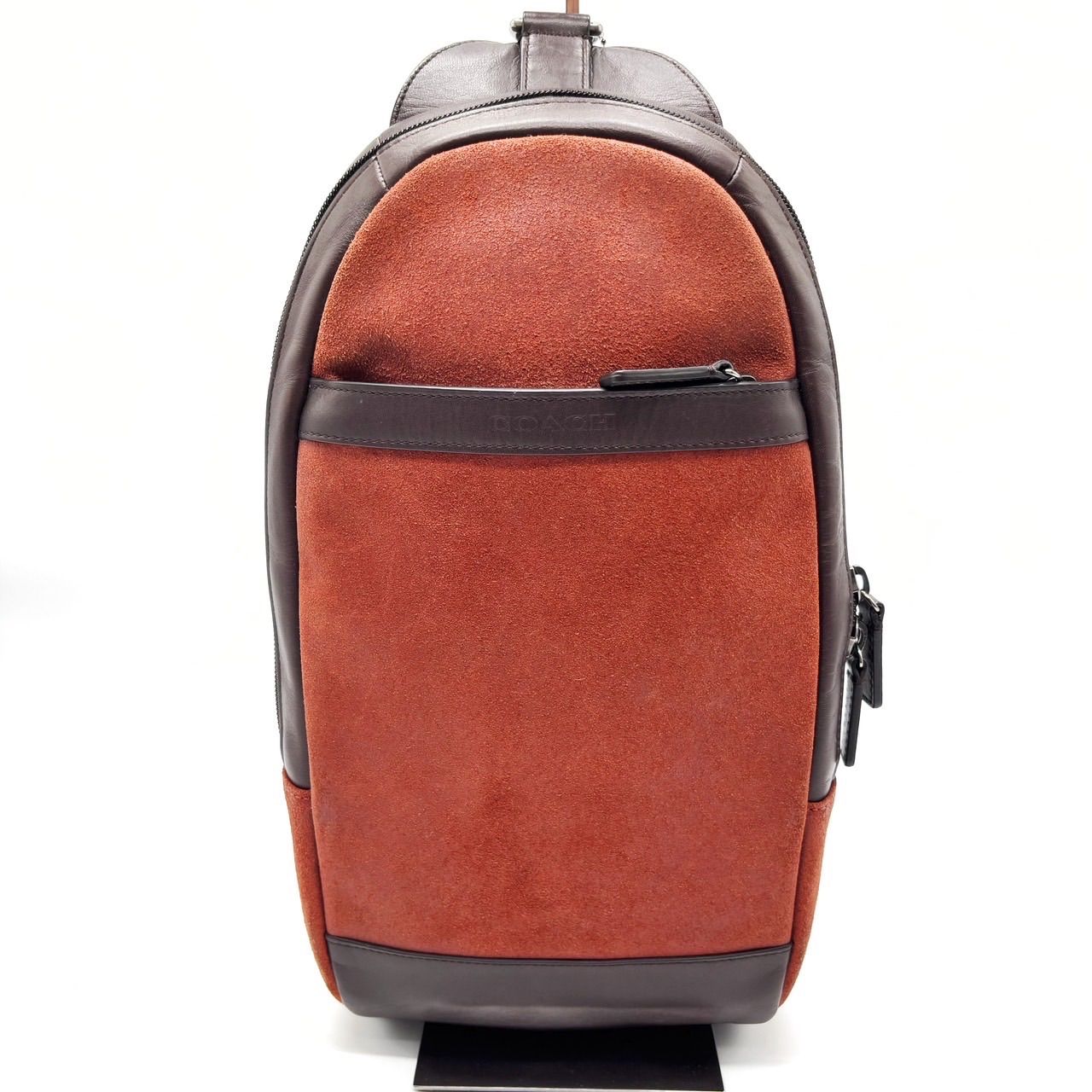 ✨美品✨ COACH コーチ ボディーバッグ ショルダーバッグ ロゴ型押し