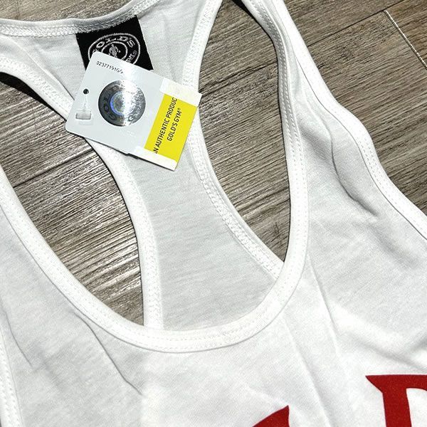 GOLD'S GYM Classic Stringer Tank Top ゴールドジム ベニス本店限定　タンクトップ【613402-wht】