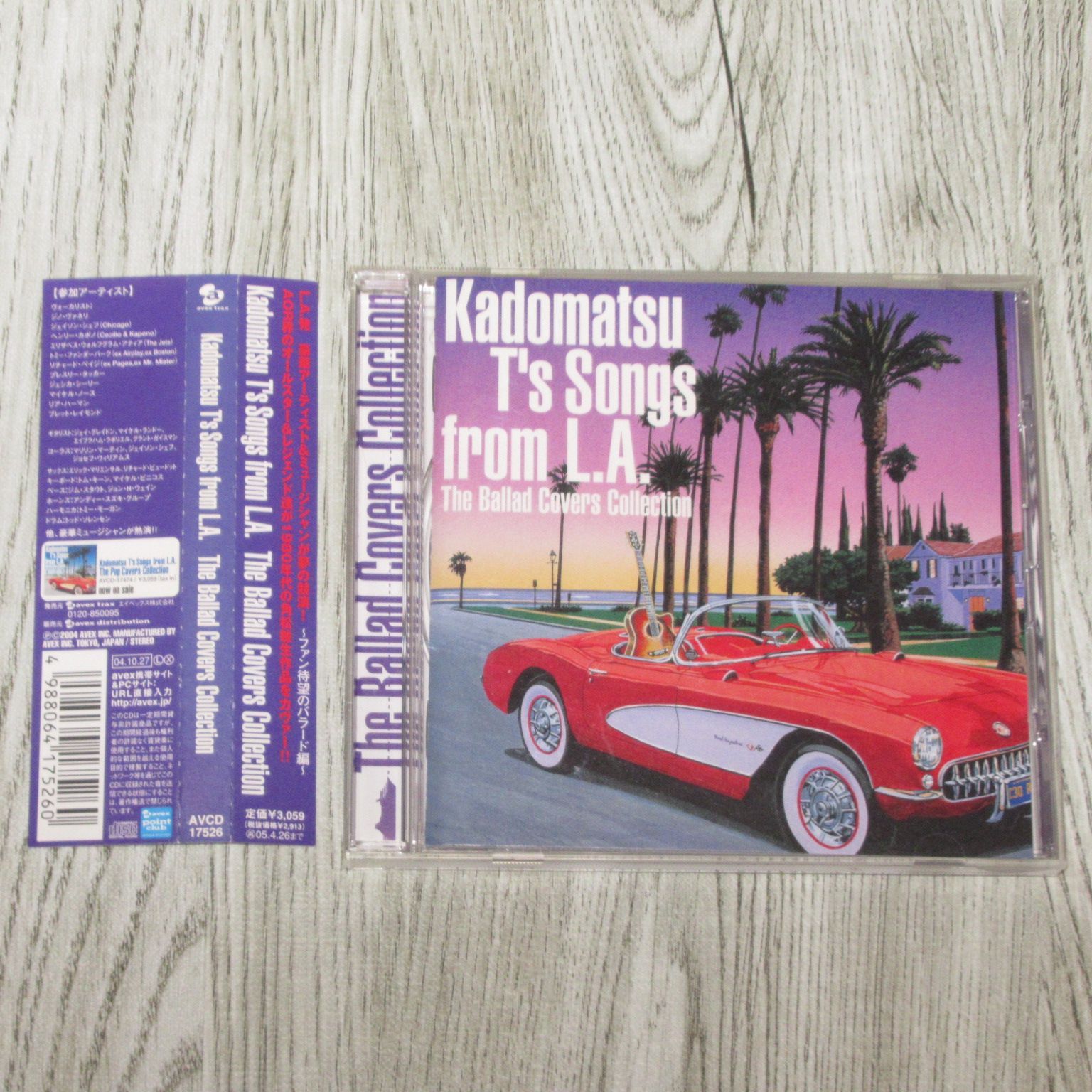 CD KADOMATSU T'S SONGS FROM L.A.THE BALLAD COVERS COLLECTION
